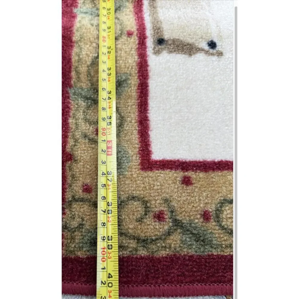 Lot of 4 Holiday Christmas Rugs – Snowman, Santa & Ornaments